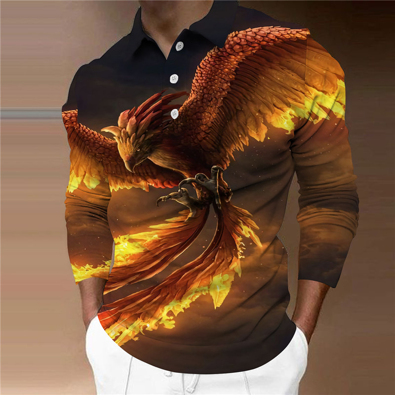 Langärmliges Herren-Poloshirt in Übergröße für Herren_voghion.com