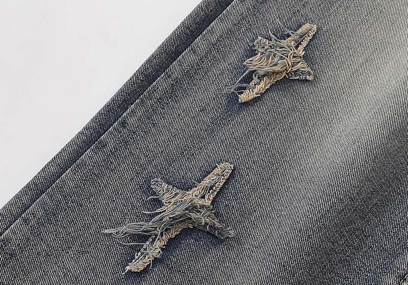 Herrejeans med slidte flare - Premium vasket denim | 70'er retro bukser med vide ben_voghion.com