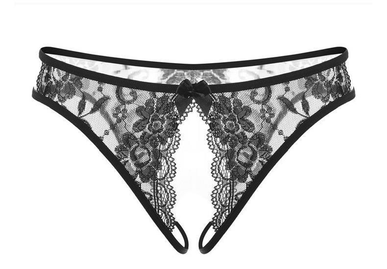Kadın İç Giyim Seksi Dantel Açık Kasık Seksi Külot Düşük Bel Güzel Kalçalar Şeffaf Temptation T Pantolon_voghion.com