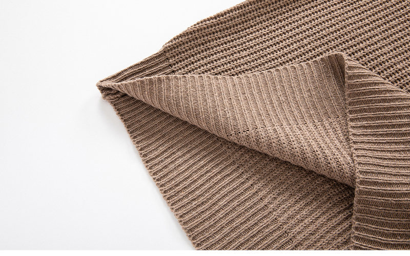 Autumn Winter Knitted With A Flip Collar And Half Zipper Knit Base, Solid Color Slim Fit Men's Sweater_voghion.com