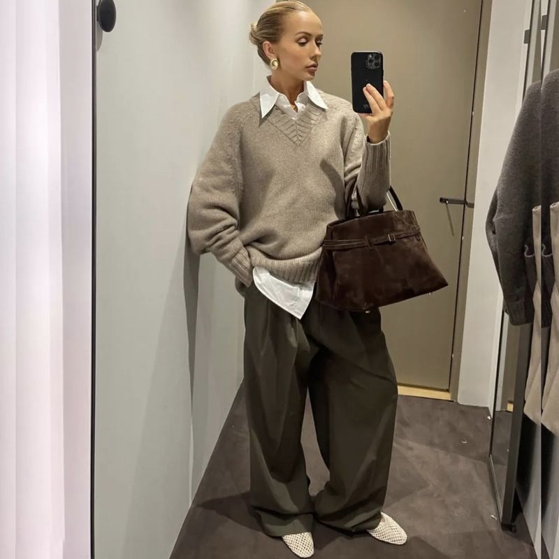 Sacs pour femmes automne et hiver, sac fourre-tout en daim givré avec boucle de ceinture pour les navetteurs paresseux_voghion.com