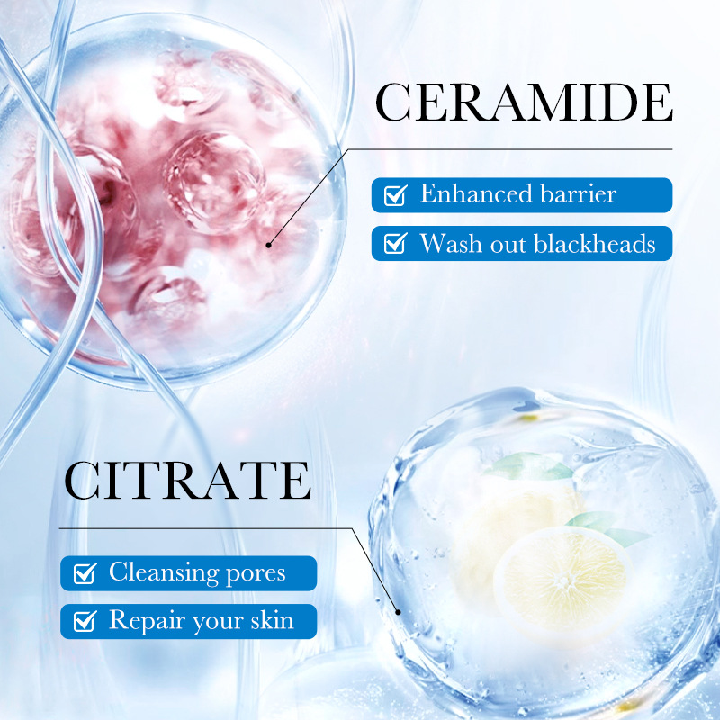 SADOER Ceramida Facial Milk Whitening Bubble Limpeza Delicada e Profunda em Inglês_voghion.com