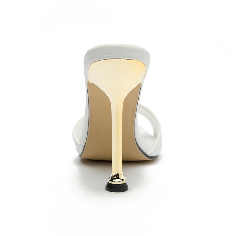 New Pointy Electroplated High Heel Sandals_voghion.com