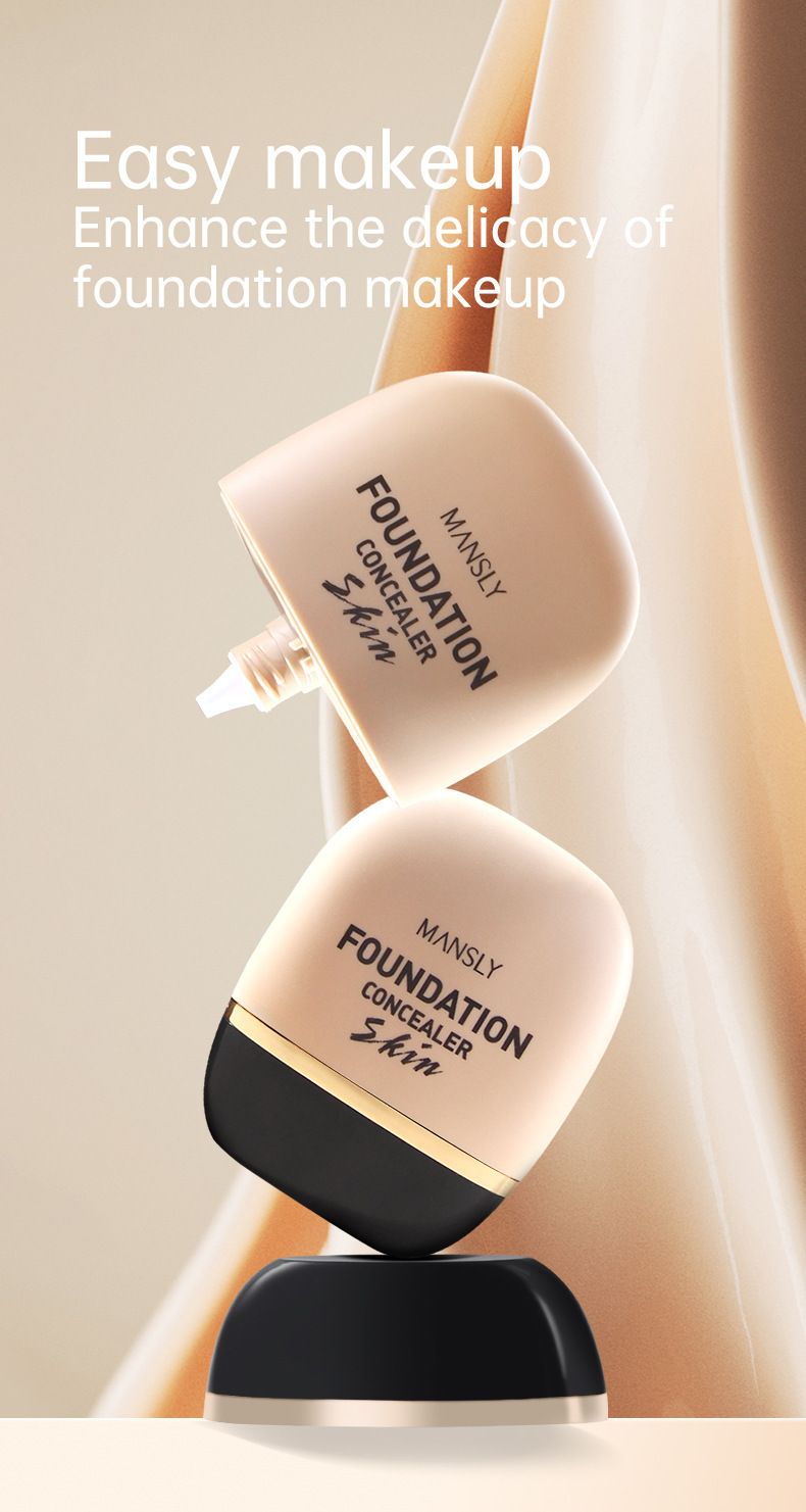 Face Foundation Special Popular MANSLY Concealer Liquid Foundation, Moisturizing, Light, Waterproof, Oil Controlling Concealer Foundation_voghion.com