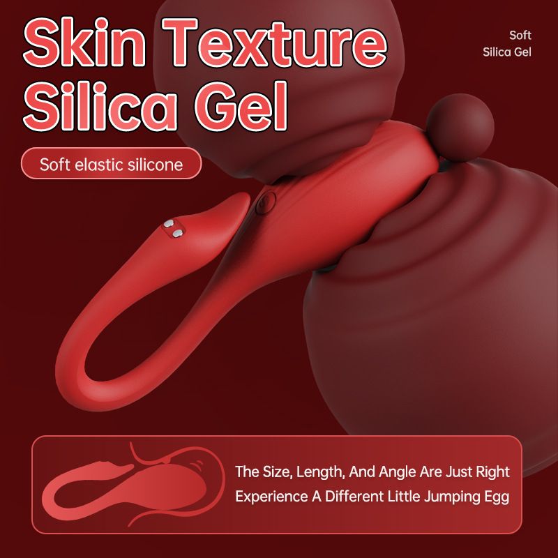 Oeuf vibrant rechargeable Little Swan APP pour femmes, application sexuelle, œuf vibrant télécommandé_voghion.com