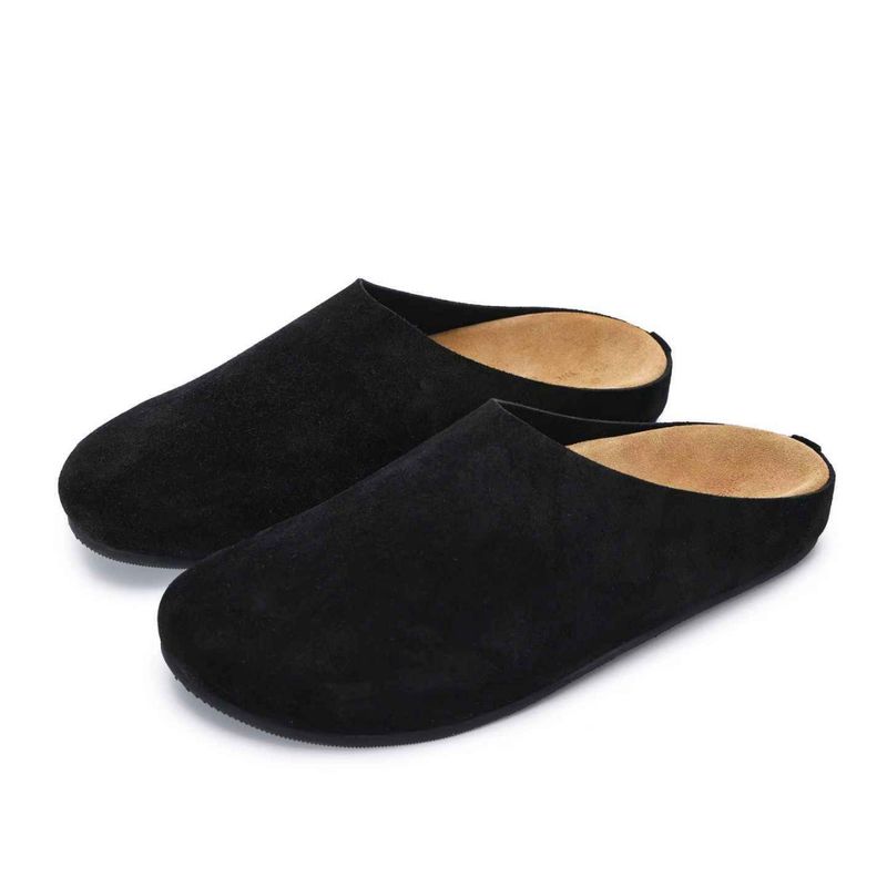 Men's And Women's 2025 New Style Closed-Toe Half Slippers Outdoor Flat Lazy Slip-On Single Shoes_voghion.com