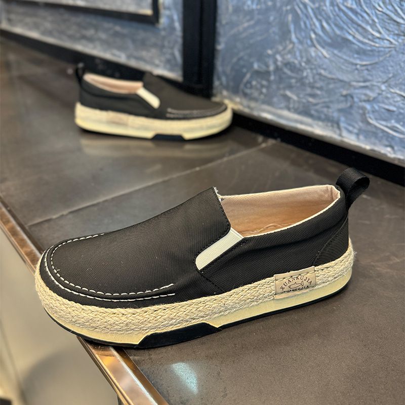 Chaussures d'été tendance pour hommes, semelle souple en cuir, One Step_voghion.com