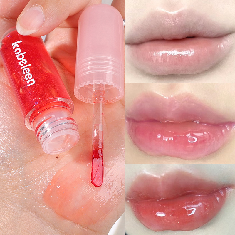 Waterproof mirror diamond lip gloss, long-lasting moisturizing, pearl lipstick, glittering, jelly lip gloss, f_voghion.com