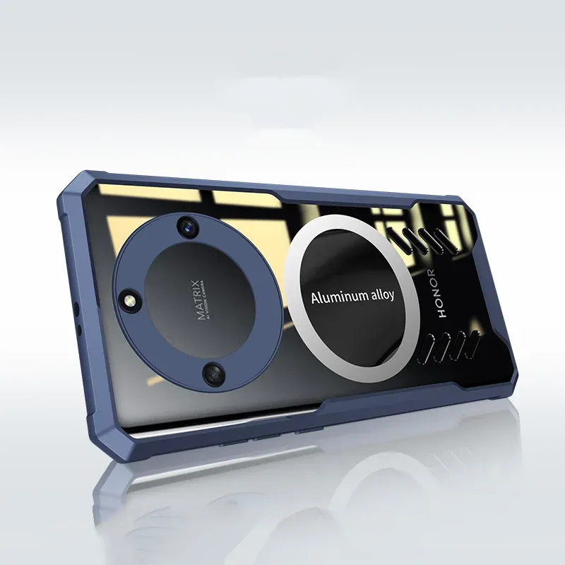 Custodia per PC con dissipazione del calore in grafene per Honor X40 X50 X30 GT, custodia protettiva trasparente anti-caduta e traspirante_voghion.com