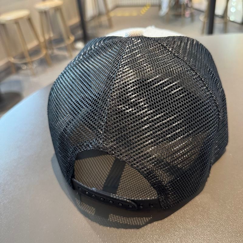 Sommer Hip Hop Unisex Instagram Mesh Flache Kante Sonnenschutz und Sonnenschutz Gerade Platte Großköpfiger Baseballhut_voghion.com