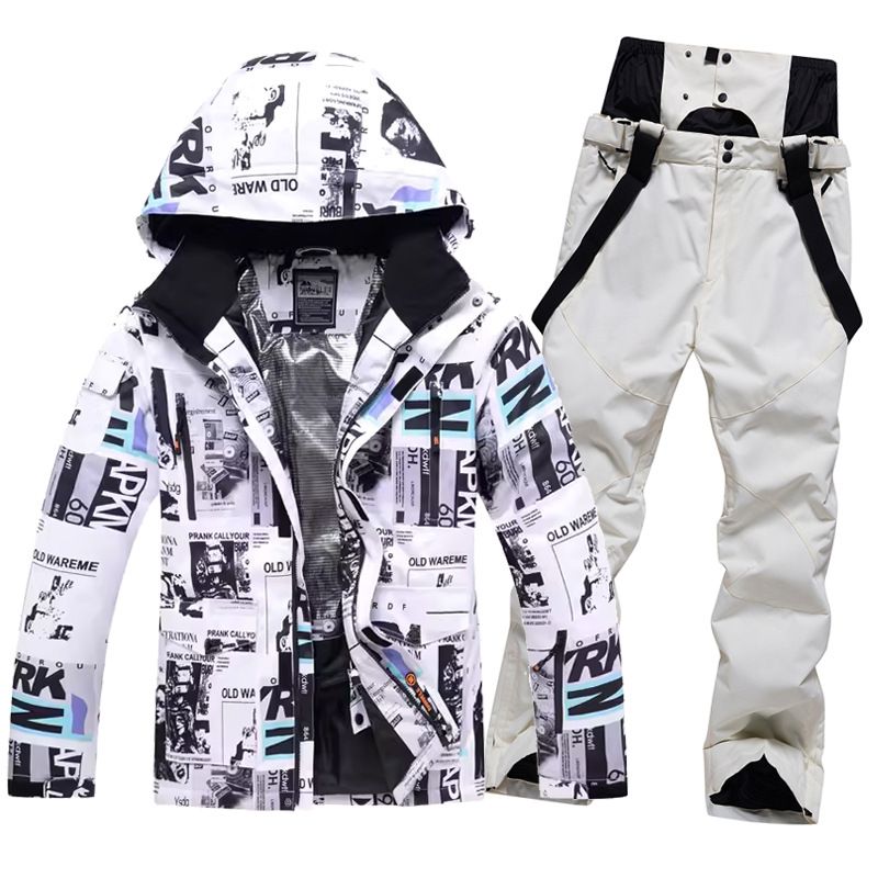 Ensemble de ski cross-country pour homme, coupe-vent, imperméable, chaud, respirant, simple ou double, avec pantalon_voghion.com