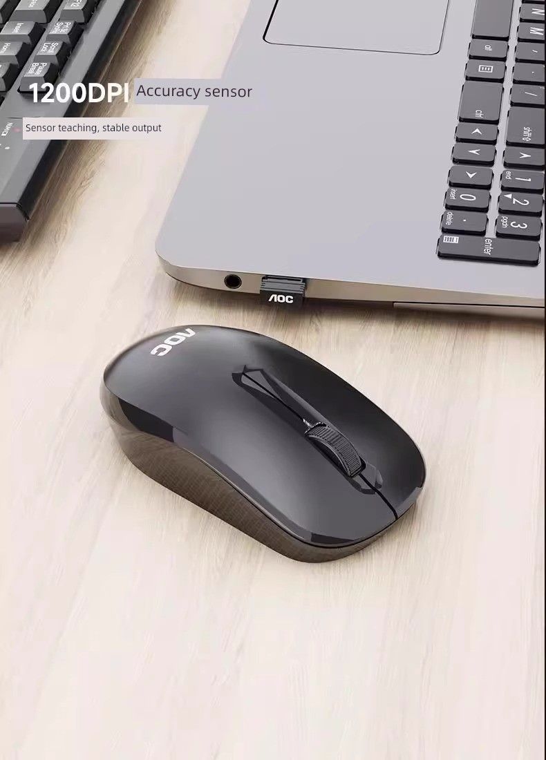 Bezdrôtová klávesnica a myš AOC KM402, počítač, notebook, vodeodolný dizajn, kancelária, domácnosť_voghion.com