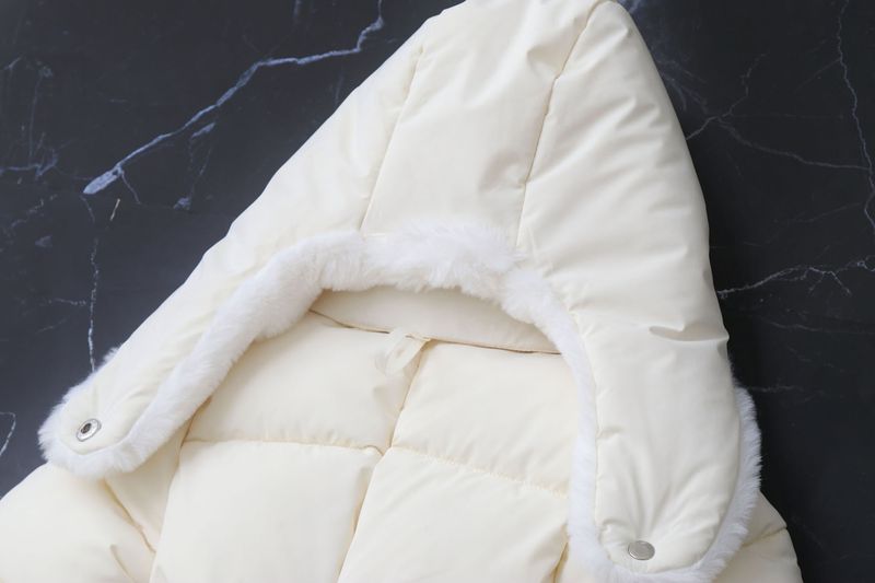 Pelele de invierno premium con capucha para bebé Mother & Kids: mono grueso acolchado de algodón para bebés y niños pequeños (66-90 cm), unisex, manga larga, con cremallera_voghion.com