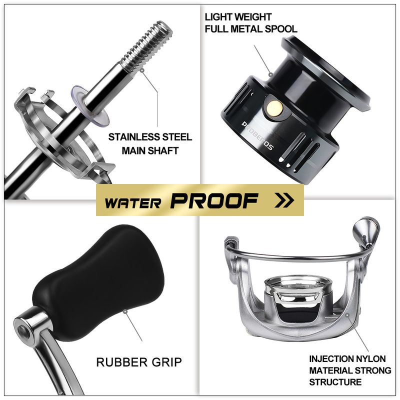 Long Casting Raft Double Arm Metal Spinning Deep Line Cup Lure Sea Fishing Reel With Balance Rod_voghion.com