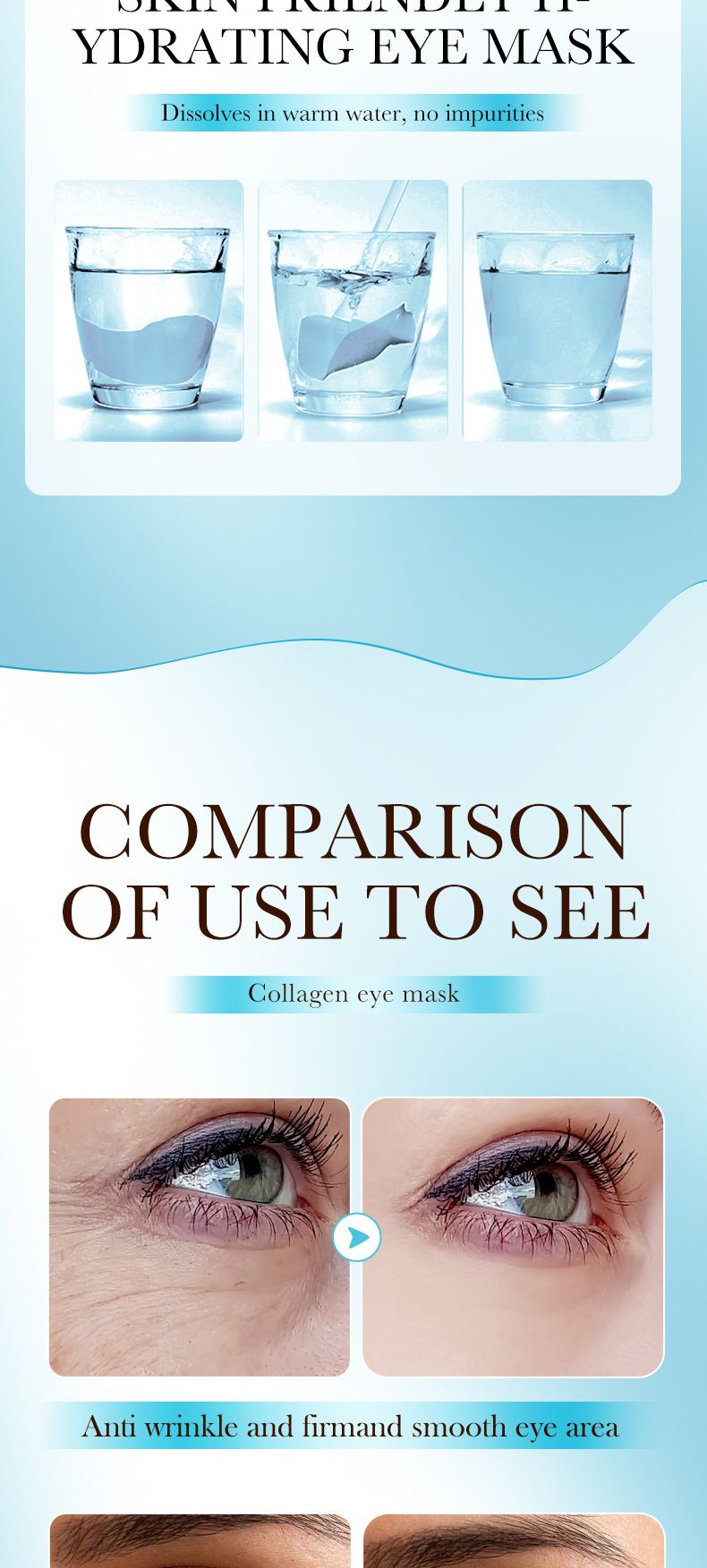 Eye Mask FAYANKOU Rose Multi-Effect Eye Mask Rose-Rose Multi-Effect Eye Mask 7.9g Collagen-Collagen Eye Mask 7.9g9g Vitamin C-Vitamin C Eye Mask 7_voghion.com