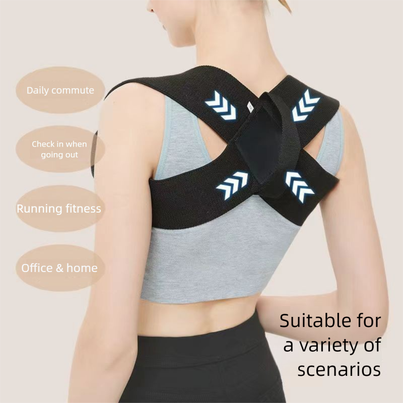 Riem voor mannen en vrouwen, correctieriem, schouderband voor training, fitness spiervergroter, bultrug_voghion.com