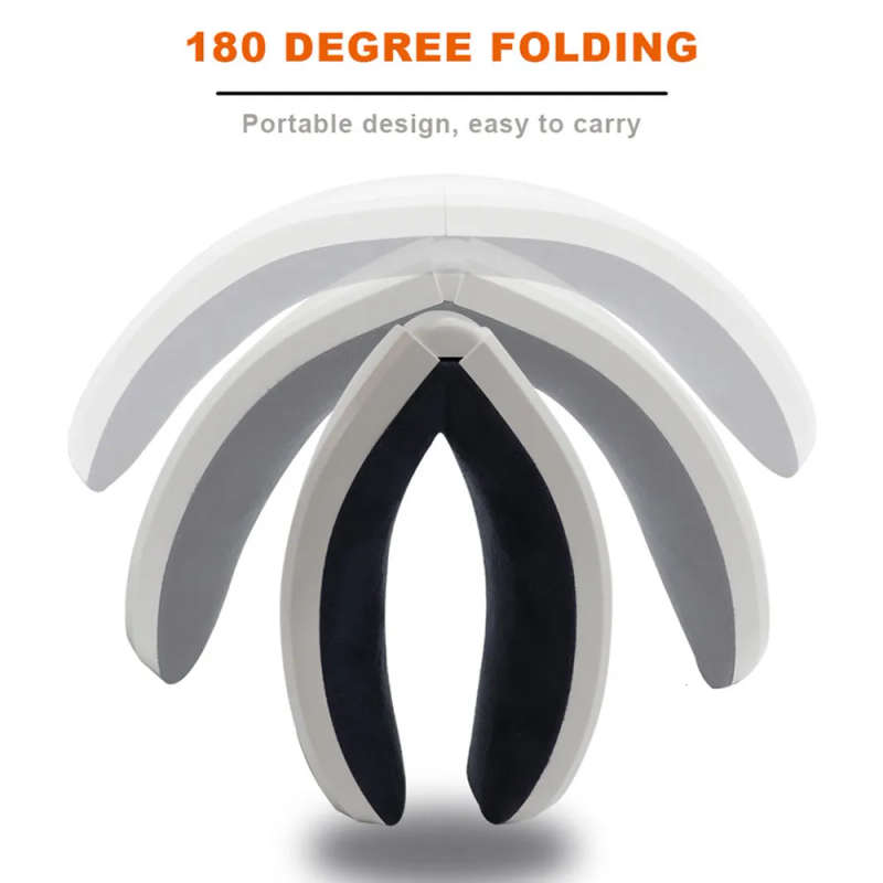 Ögonmassager Uppvärmning Vibration Ögonmassager Kompress Ögonvårdsinstrument lindrar trötthet och mörka ringar Ögonmask för_voghion.com