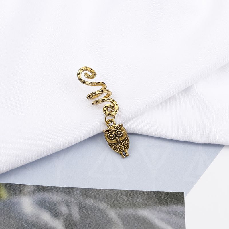 Fermagli per capelli con dreadlock, ornamenti per capelli in lega hip-hop, anelli per capelli a spirale a tema, accessori per capelli alla moda e cool per trecce da ragazza_voghion.com