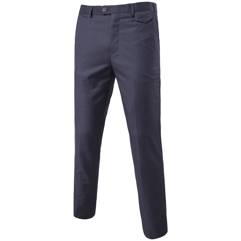 Fashion Quality Men's New Solid Color Trendy Versatile Casual Trousers Business Trousers 9 Colors 9 Sizes Trousers_voghion.com