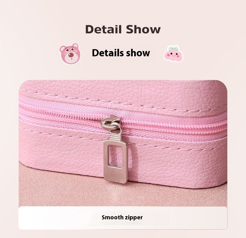 Accessorio portatile per bambine, principessa, corda, fermaglio per capelli, scatola porta-braccialetti, scatola porta-gioielli regalo_voghion.com