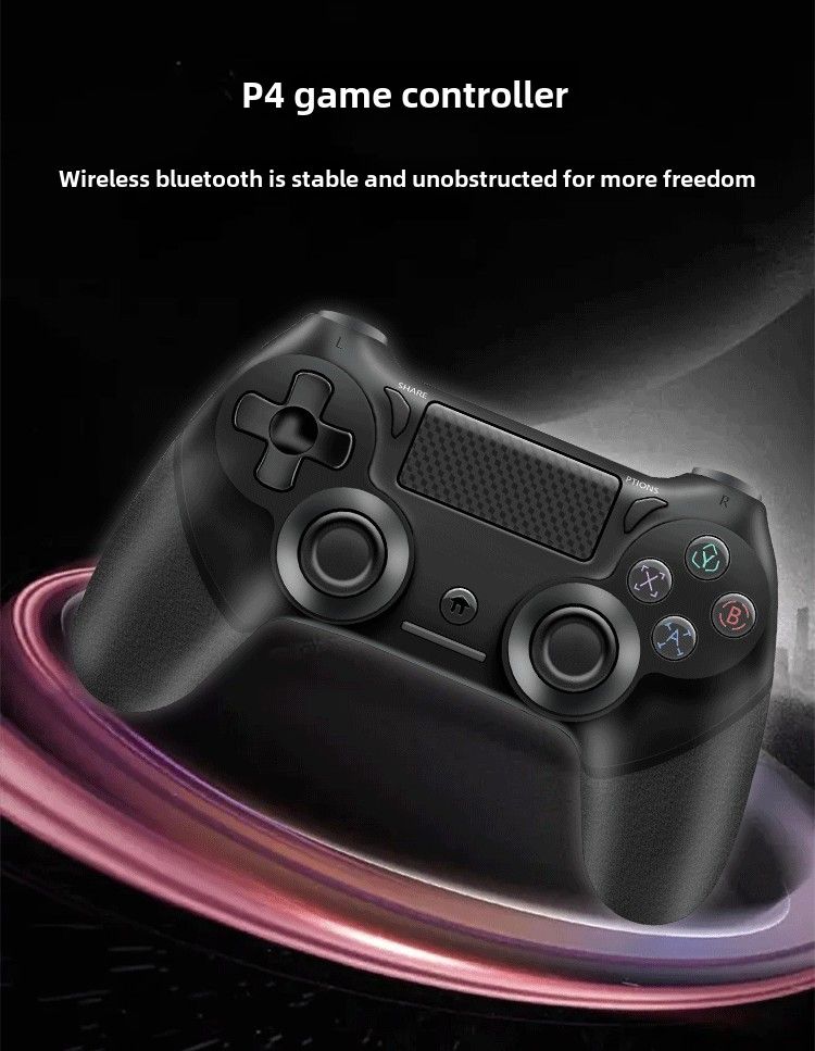 Gamepad P4: conectividad Bluetooth y por cable, compatibilidad con múltiples plataformas, diseño ergonómico para Nintendo Switch, PC y dispositivos móviles_voghion.com
