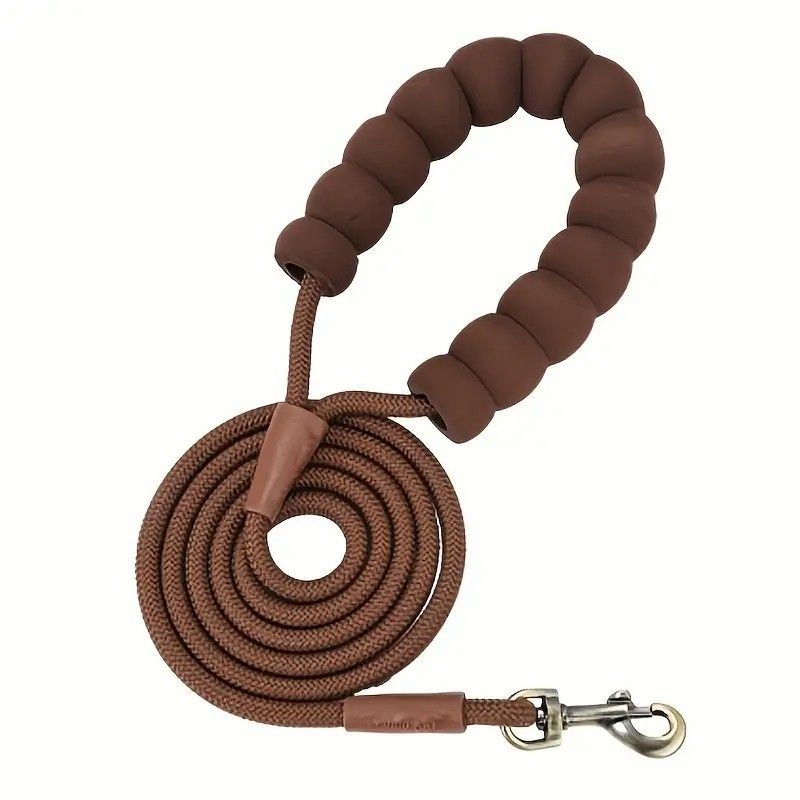 P Chain Explosion-Proof Dog Cloud Bubble Cotton Grip Color-Block Pet Walking Leash_voghion.com