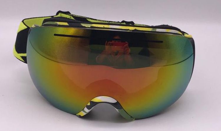 2020 double-layer anti fog and large spherical surface that can card myopia ski equipped with snow goggles_voghion.com