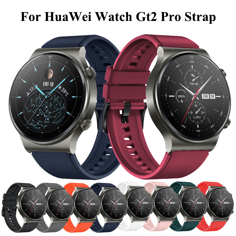 Armband für Huawei Watch GT 2 Pro Band Sport Silikon austauschbare Handgelenkschlaufe Mode Armband Uhrenarmbänder für Huawei Watch GT2 Pro_voghion.com