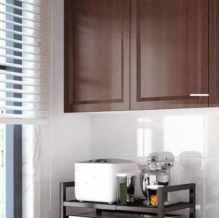 Kitchen Thickened Extendable Microwave Rice Cooker Oven Household Double-layer Carbon Steel Storage Rack_voghion.com