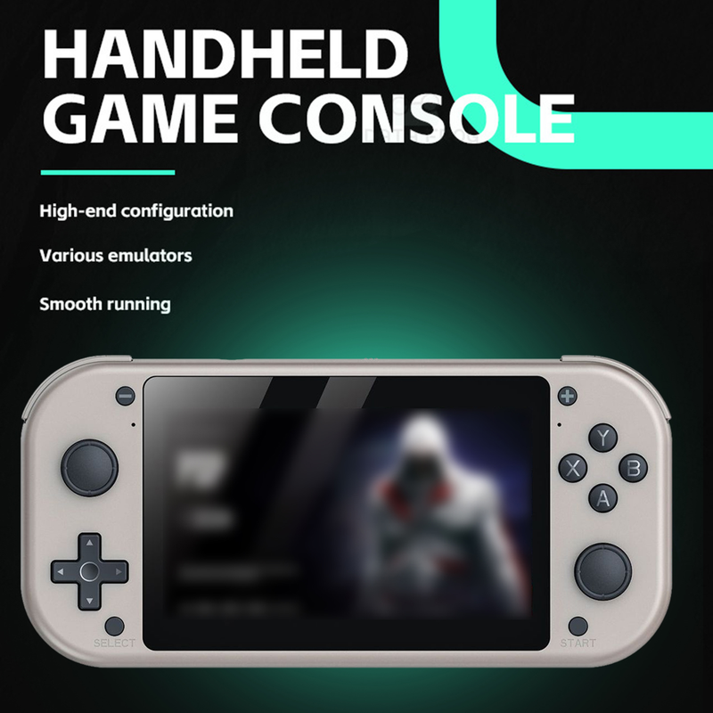Hitech 1 Set M17 Retro-Handheld-Spielkonsole 64G/128G 4,3-Zoll-Bildschirm Tragbarer Pocket-Videoplayer für Unterhaltung_voghion.com