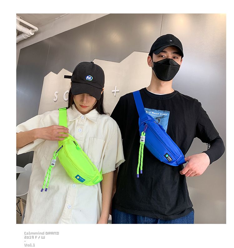 Waist sports running phone multifunctional crossbody men's and women's high-end chest bag, adjustable multi-layer small_voghion.com