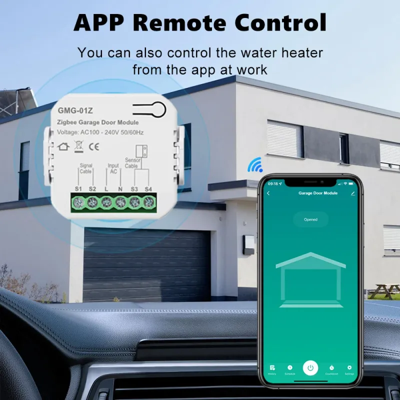 Tuya WiFi Açıcı Kontrol Cihazı APP Ses Kontrolü Garaj Kapısı Anahtar Modülü Alexa Google Home Akıllı Yaşam ile Çalışır_voghion.com
