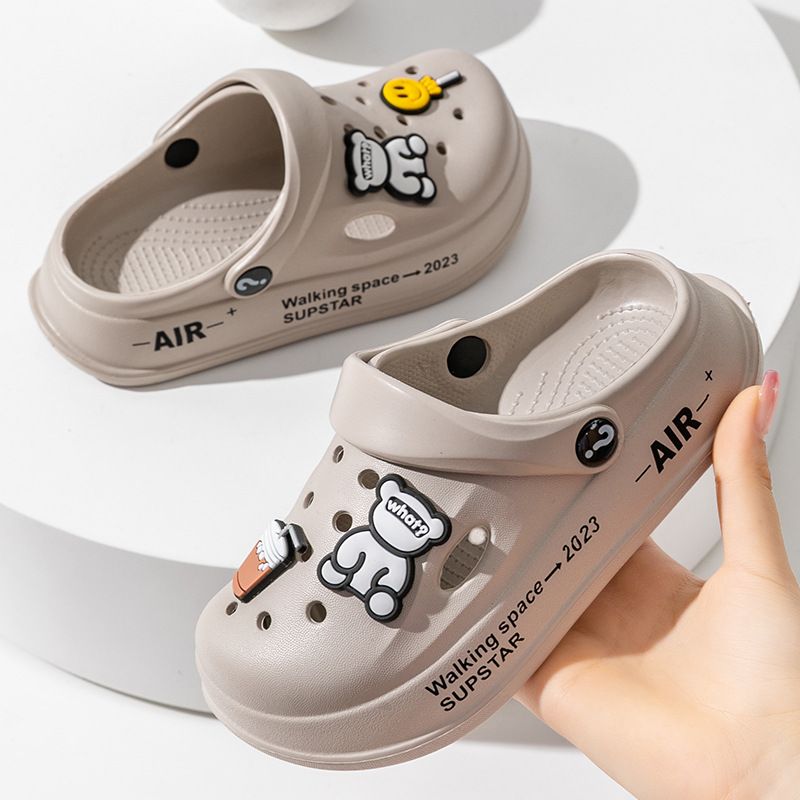 Pantofole per bambini, estive per bambine, antiscivolo per bambini, suole morbide, scarpe perforate, sandali e pantofole per neonati_voghion.com