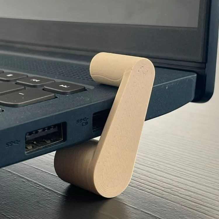 Portátil con ventilación conveniente, soporte de enfriamiento, estilo minimalista, portátil, fácil almacenamiento, escritorio_voghion.com