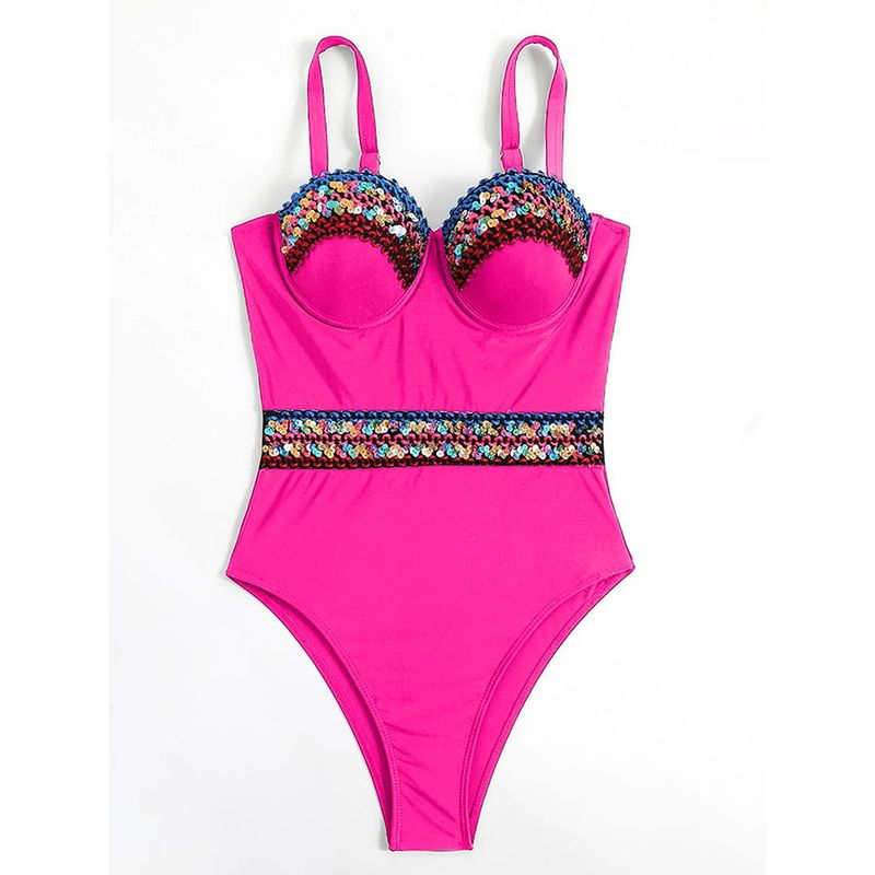 2025 New European And American Bikini Push-up Shoulder Sexy Strapless Waist Backless Swimsuit_voghion.com
