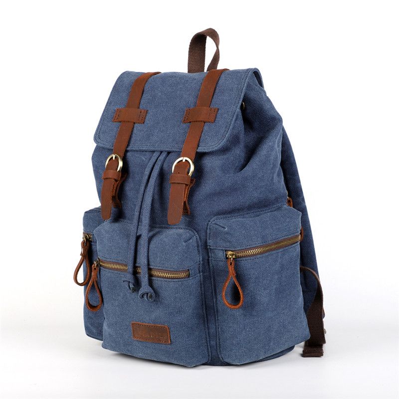 Herren, Umhängetasche, Königsblau, Reißverschluss, Verdeckte Tasche_voghion.com