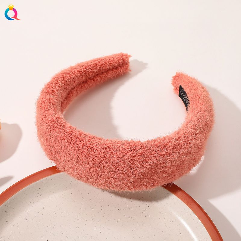 Fascia per capelli in visone sintetico per donna - Fascia per capelli calda e soffice per l'inverno, elegante accessorio per capelli annodato da indossare tutti i giorni, alla moda e comodo (colori multipli)_voghion.com