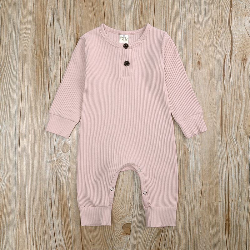 Kids Tales Soft Cotton Baby Bodysuit Long Sleeve Romper For Boys & Girls (1-3 Years, Unisex Neutral Colors Snap Closure, Comfortable Playwear_voghion.com