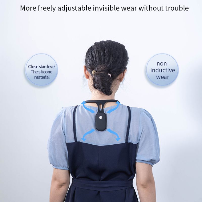 Smart Posture Corrector Device Echtzäit Wëssenschaftleche Réckhaltungstraining Iwwerwaachungskorrector Fir Erwuessener/Kanner Gesondheetsversuergung_voghion.com