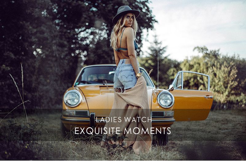 Elegante orologio da donna con bracciale a maglie - Cassa ultra sottile da 8 mm, movimento al quarzo giapponese Miyota, resistente all'acqua fino a 30 m, orologio alla moda_voghion.com