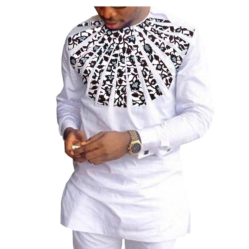 Männer Kleeder afrikanesch national Print Batik Kotteng Männer Casual Kostüm_voghion.com