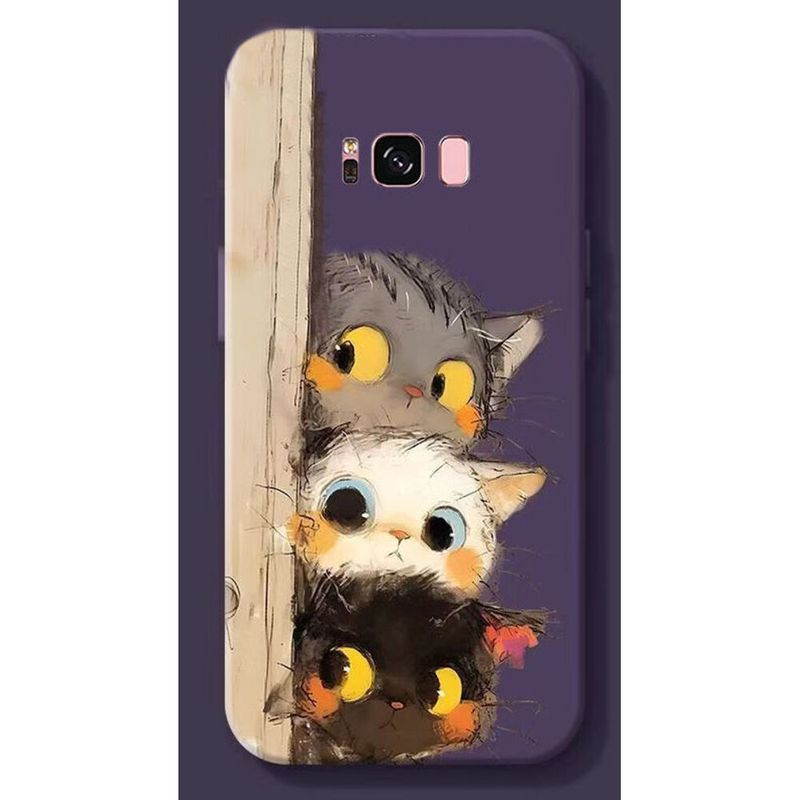 Capa para celular Samsung S8 (3G) com tela curva 3G versão antiga Galaxy S8+ proteção total de bordas unissex anti-queda_voghion.com