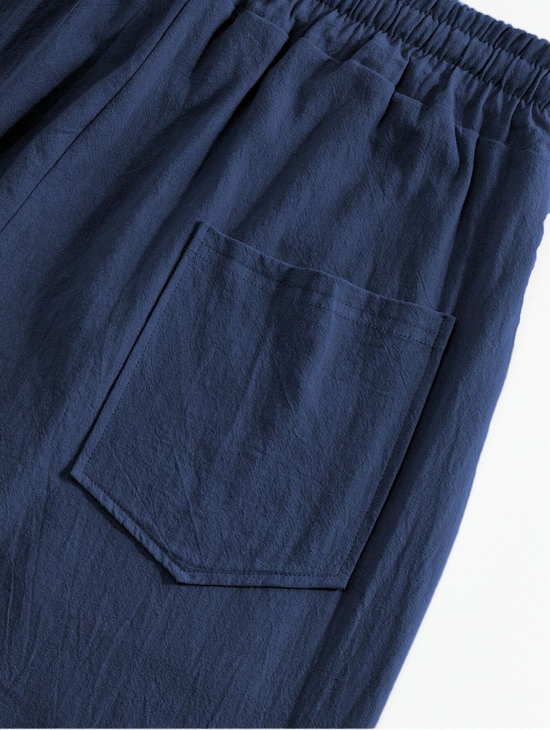 „Lässige Herrenhose aus Leinenmischung – Gerades Bein, entspannte Passform, atmungsaktiv und leicht für den Alltag (S–XXXL, 8 Farben) |_voghion.com