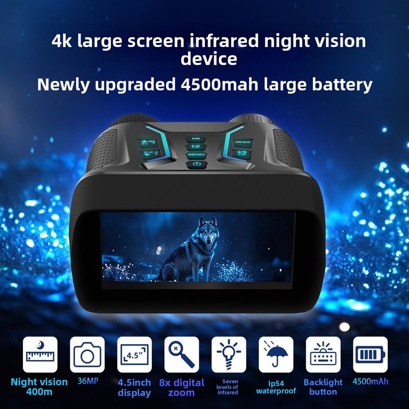 Produktneuheit 2025: Outdoor-Brille mit 4500-mAh-Akku, 4,5-Zoll-Ultra-HD-Bildschirm, 4K-Farbdisplay und Nachtsichtfunktion_voghion.com