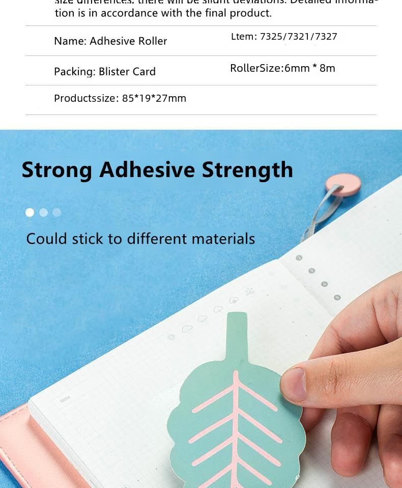 Double-sided adhesive dots can be replaced with core double-sided adhesive 6mm * 8 m large capacity invisible transparent adhesive hand account tape_voghion.com