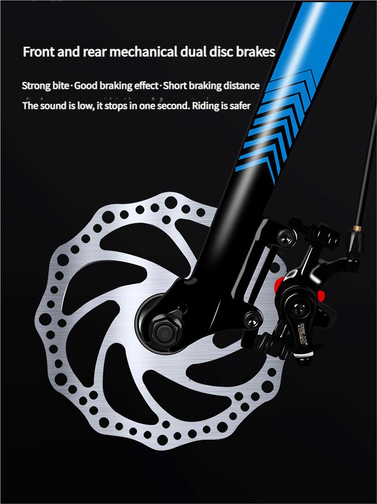 700C Road Bike With Drop Handlebars, Variable Speed, Dual Disc Brakes, Urban Racing, Unisex Student Commuter Bicycle_voghion.com