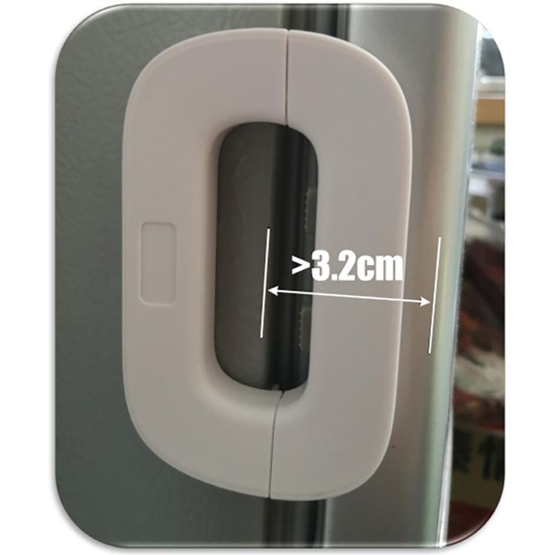 Kindersicherungen Kühlschrankschloss für Zuhause für Kinder Sicherheitsschutz Baby Einklemmschutz Handkühlschrank Tür Spezielle Schnallen_voghion.com