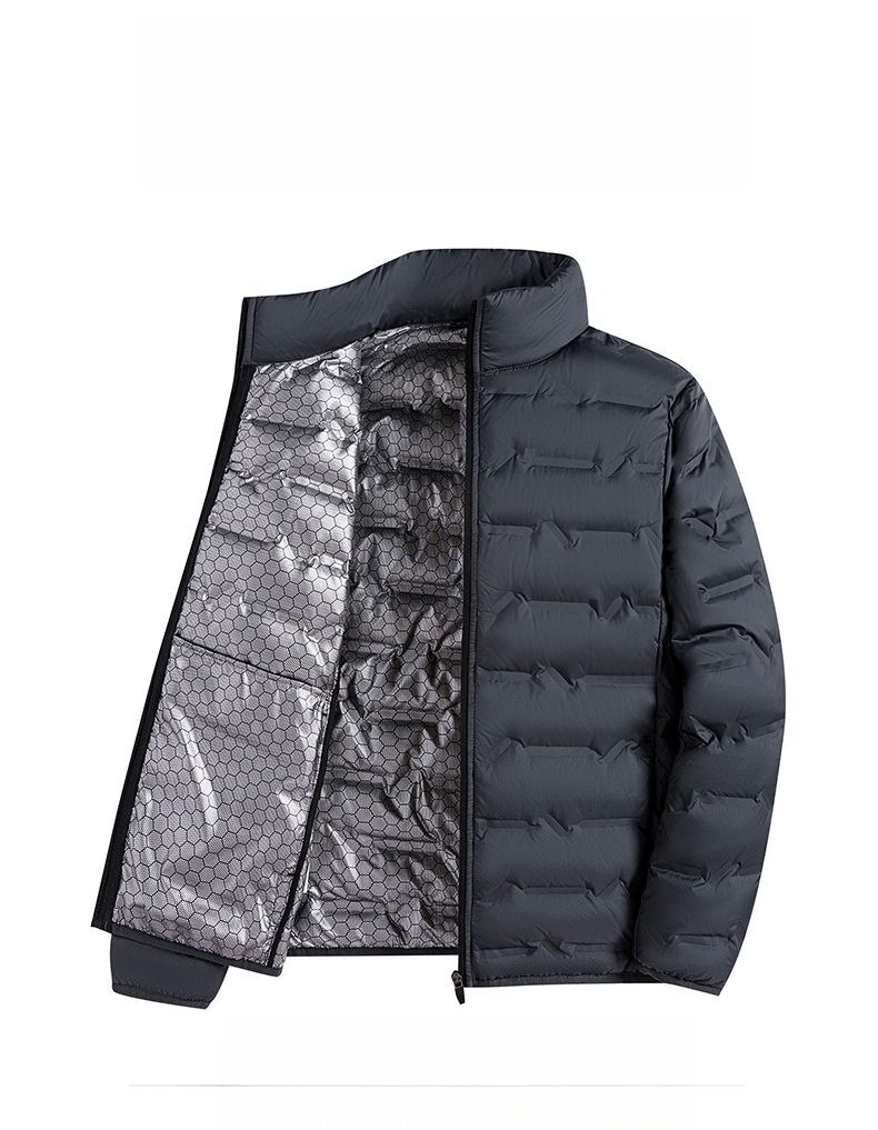 Winter Down Jacket Men's Graphene Material Warm Casual Light 80% White Duck Down Jacket Men's Jacket_voghion.com