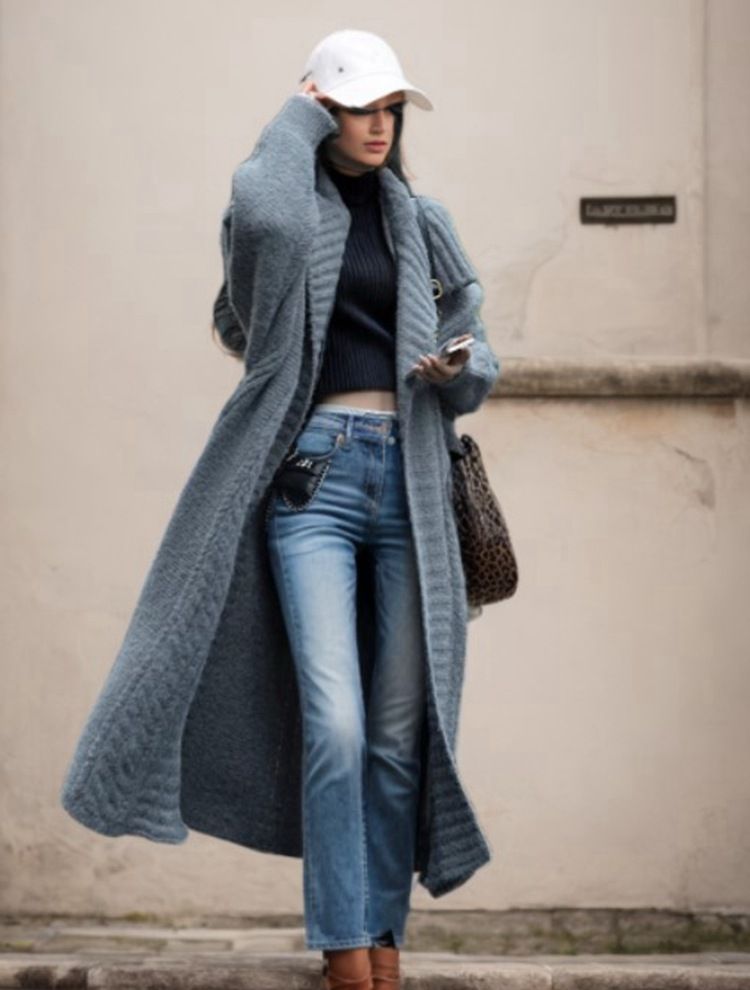 Cárdigan de mujer de talla grande_voghion.com