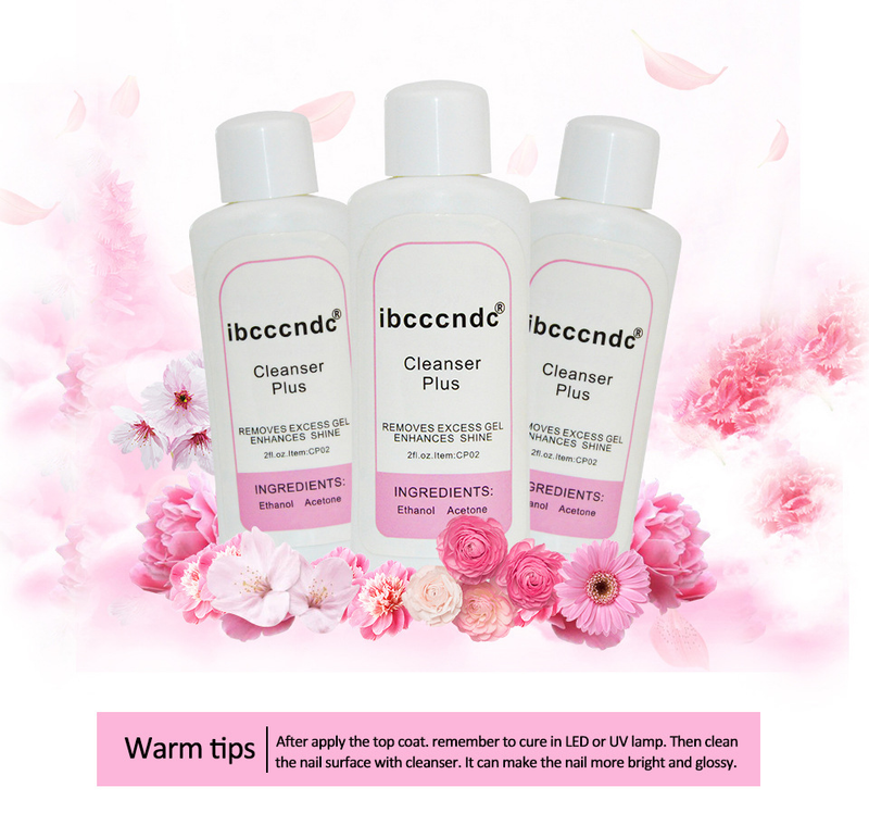 Plus 60ml Cleanser Flydende Overflade Sticky Layer Rest Gel Polish Overskydende Remover Nail Art Acryl Clean Degreaser f_voghion.com